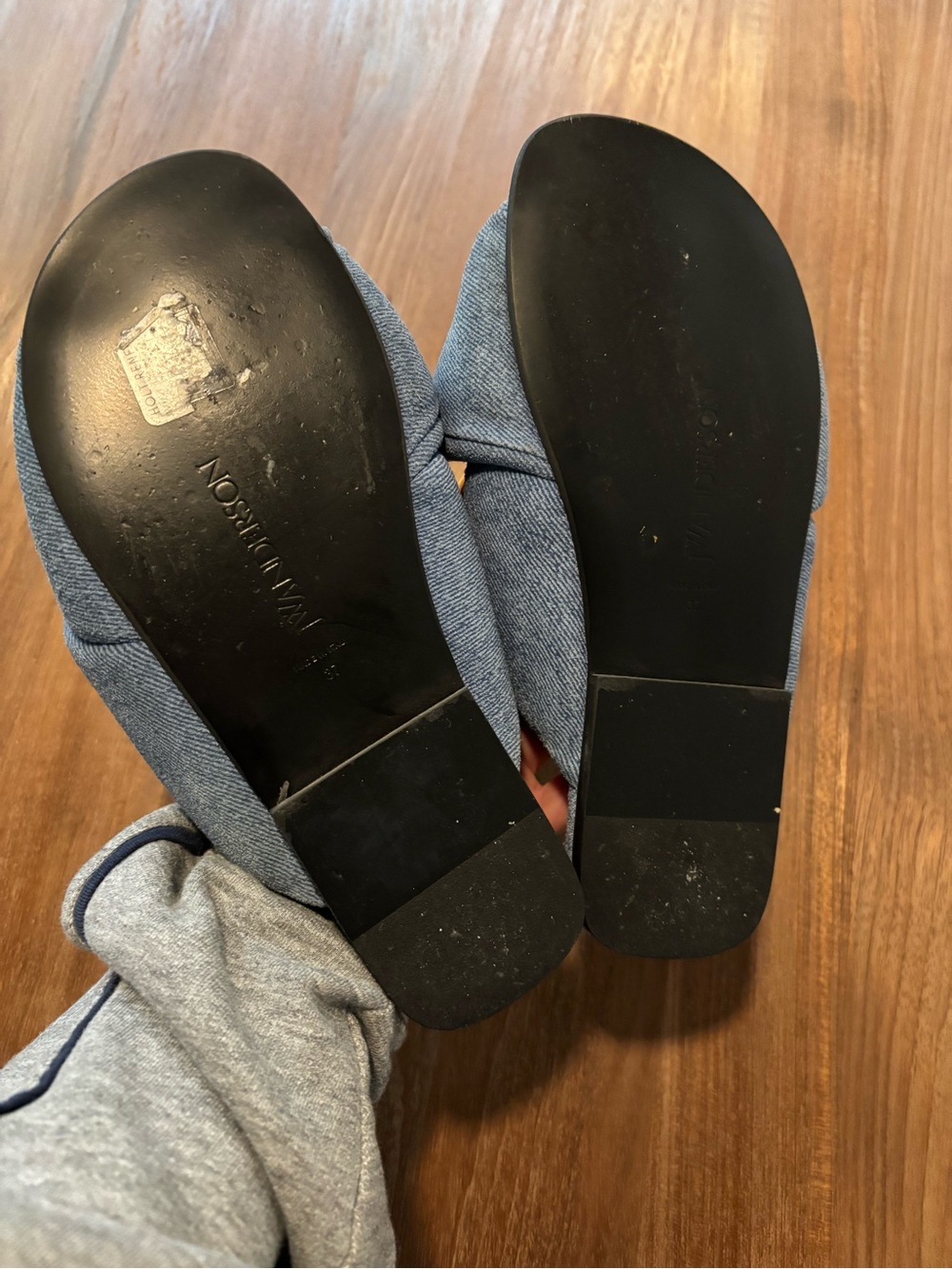 JW Anderson Chain Denim Twist Sandal 37 - Picture 9 of 10